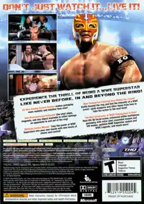WWE SmackDown vs RAW 2007 (USA) box cover back